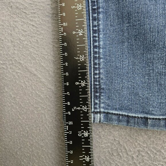 Democracy "Ab" Technology Women 8 Mid-Rise Slim Fit Blue Denim Skinny Jeans - Picture 9 of 12